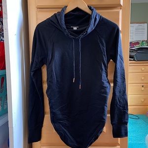 Cowl neck Maternity Tunic Sweatshirt